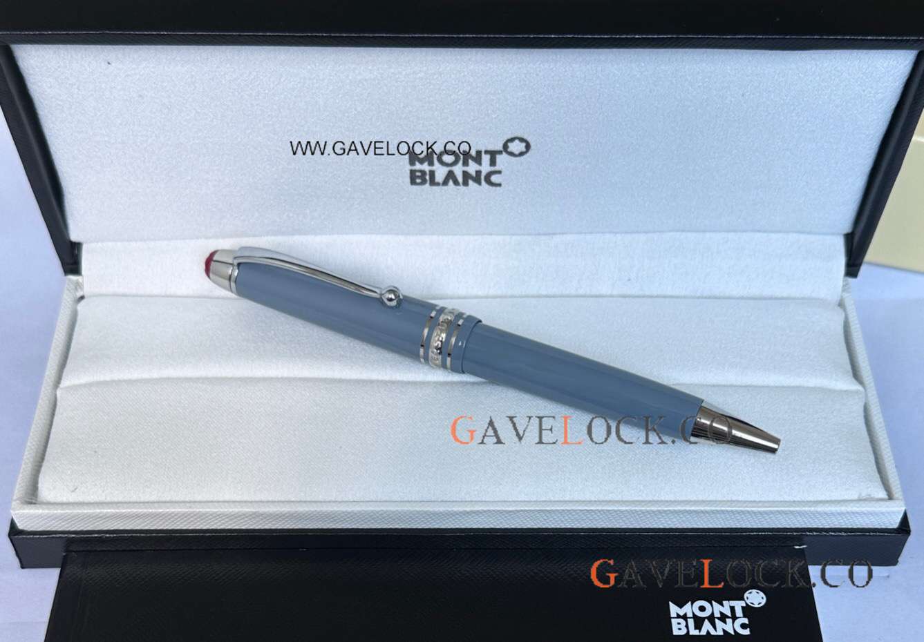 Copy Mont Blanc 100 Years Meisterstuck Glacier Ballpoint 145 Midsize